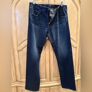 Adriano Goldschmied Men's Dark Blue tithe Ives modern athletic fit